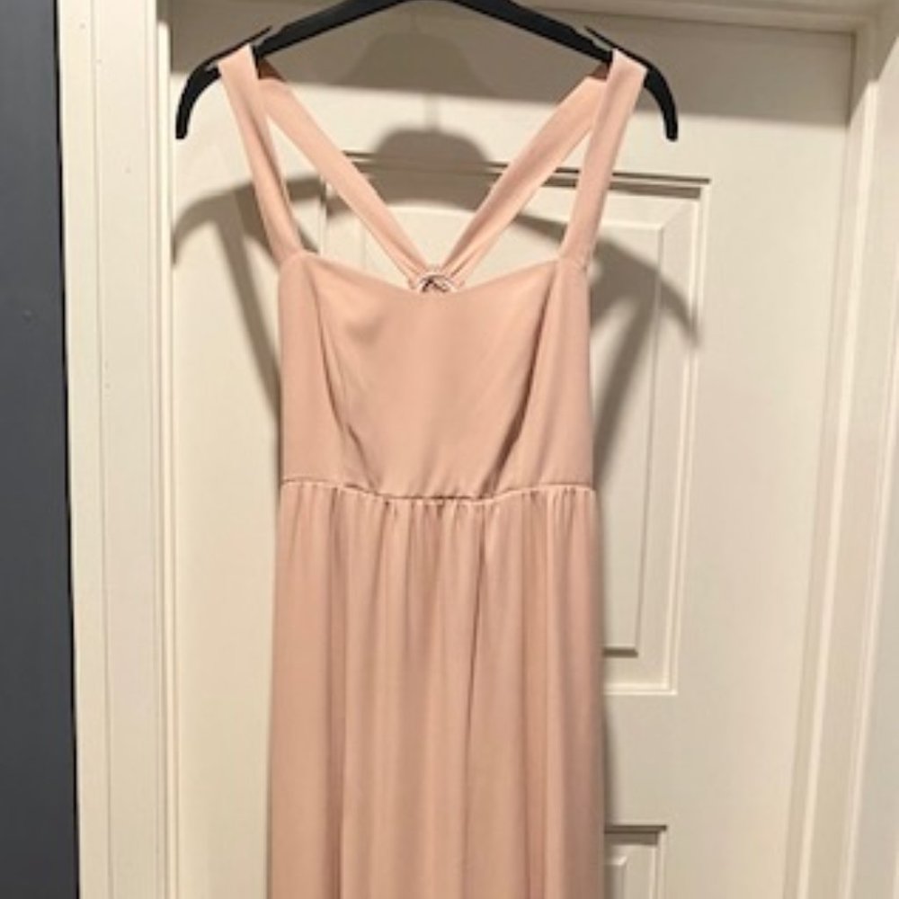 Show Me Your Mumu June Maxi Dress- Dusty Blush Crisp